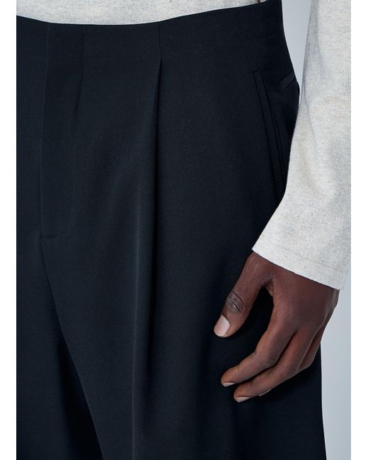 The Row Blue Sayed Wool Shorts for men