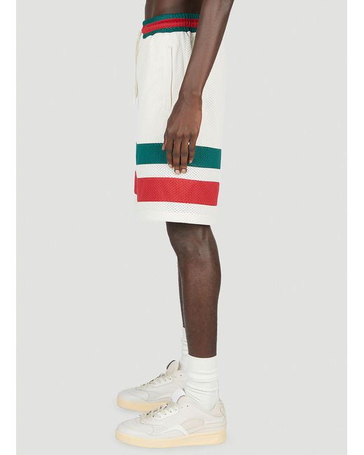 Gucci Blue Basketball Track Shorts for men