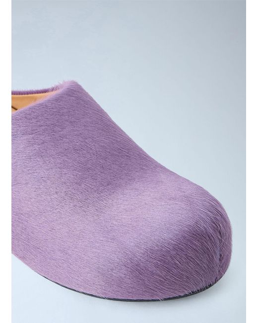 Marni Purple Fussbett Sabot