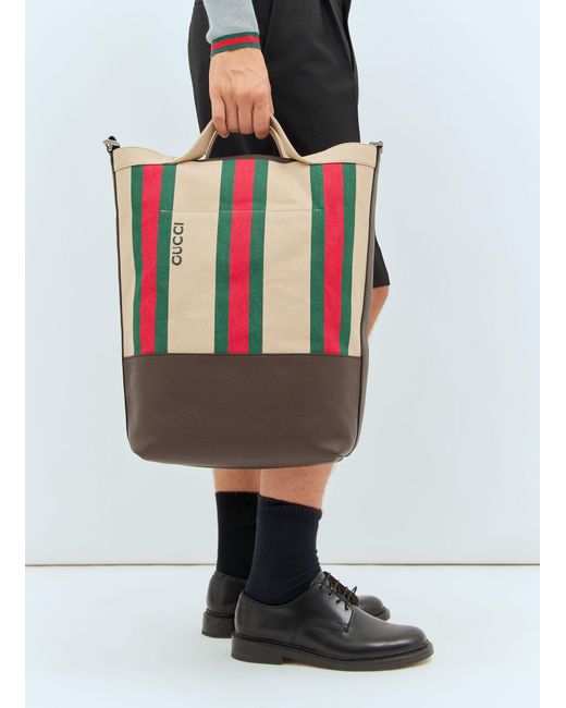 Gucci Gray Large Tote Bag for men