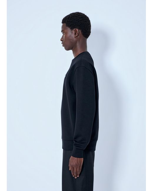 Prada Blue Technical Cotton Sweatshirt for men