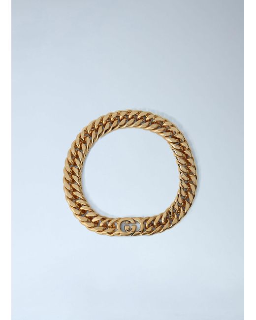 Gucci Blue Interlocking G Necklace