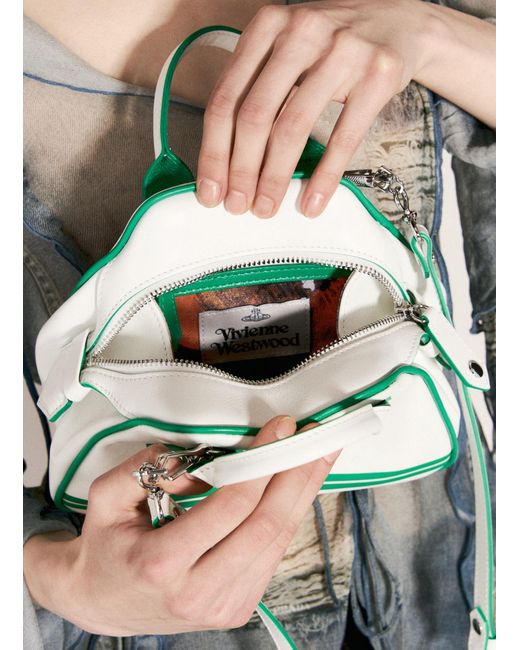 Vivienne Westwood White Small Yasmine Handbag