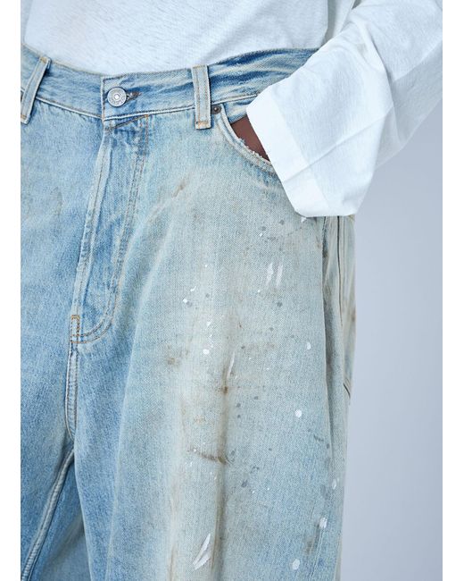 Acne Blue 2023 U Trafalgar Loose Fit Jeans for men