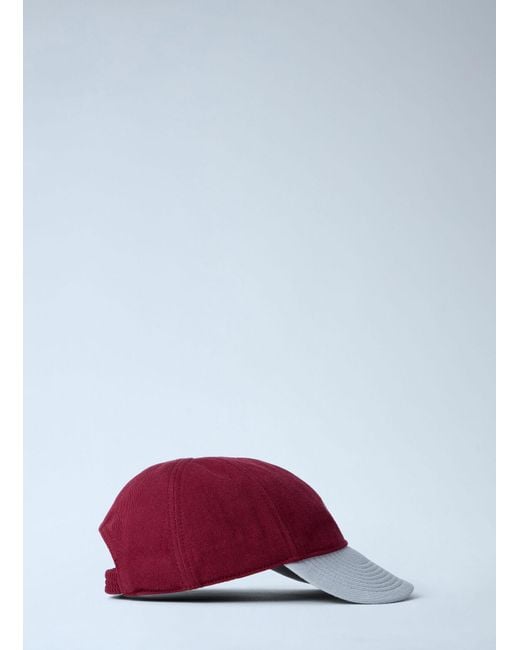 Miu Miu Red Logo Motif Baseball Cap