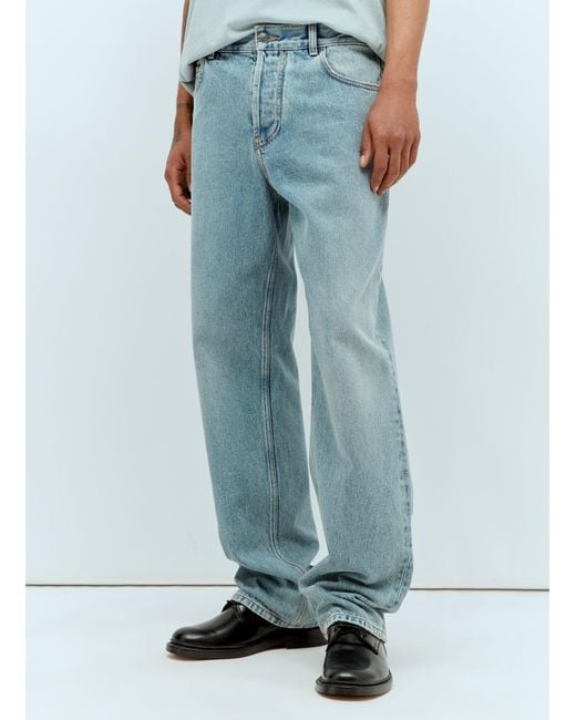 The Row Blue Ross Straight-leg Jeans for men