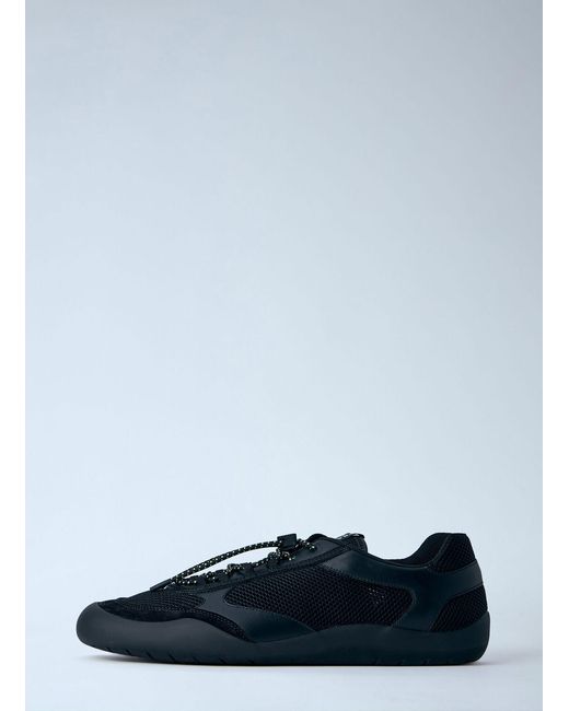 Prada Black Speedrock Mesh Panel Sneakers for men
