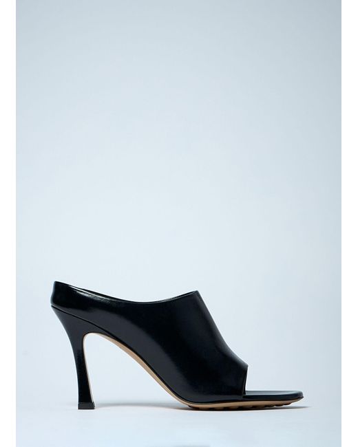 Bottega Veneta Gray Rana Heeled Mules