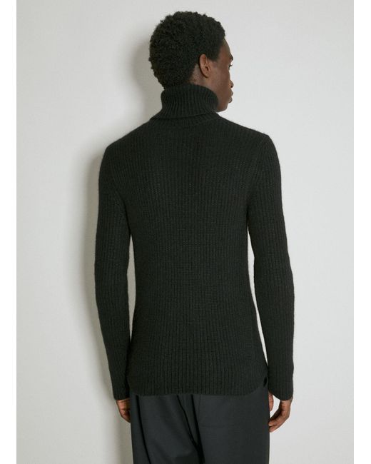 Saint Laurent Black Turtleneck Sweater for men