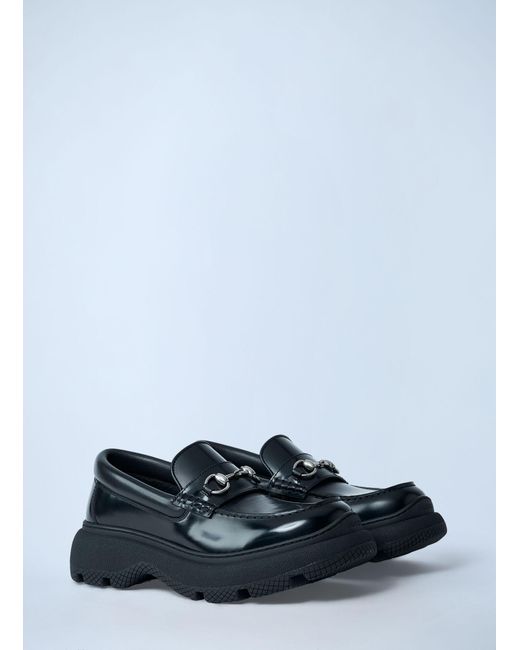 Gucci White Leather Loafers for men