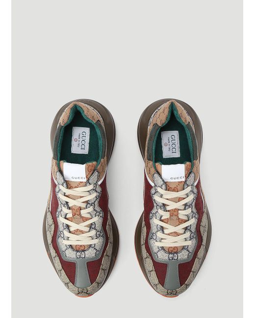 gucci rhyton brown