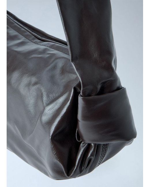 Lemaire Blue Medium Soft Croissant Bag