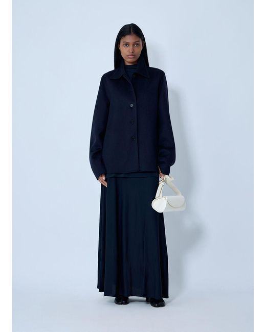 Jil Sander Blue Cashmere Jacket