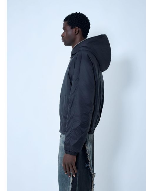 Rick Owens Blue Drkshdw Sealed Winbreaker Jacket for men