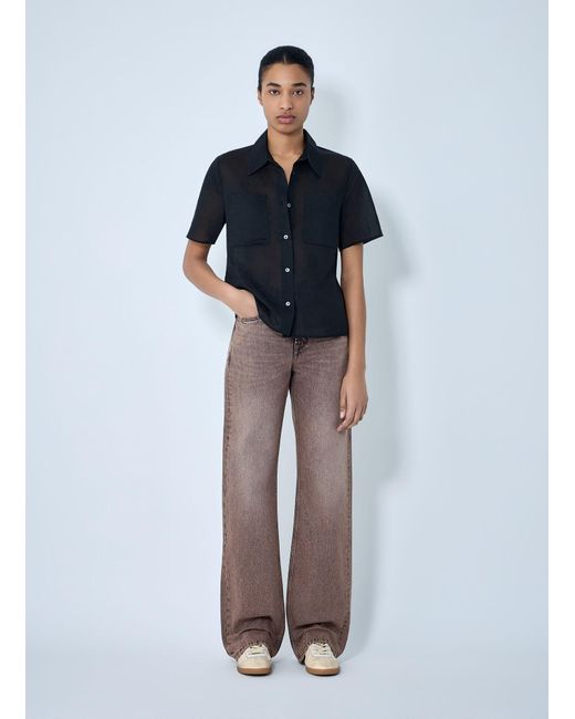 Our Legacy Brown Wata Cut Jeans