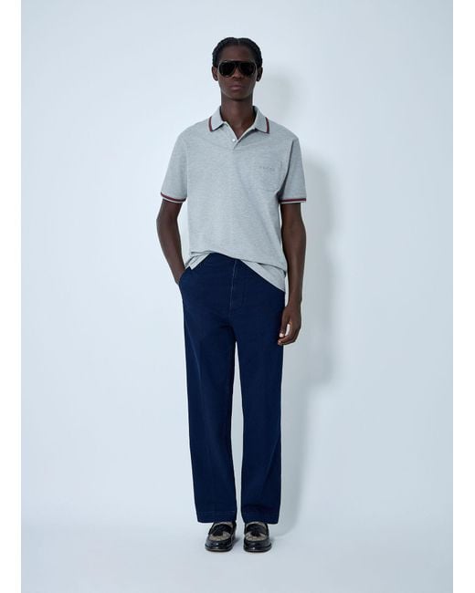 Gucci Blue Five-Pocket Jeans for men