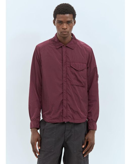 Cp company overshirt red deals