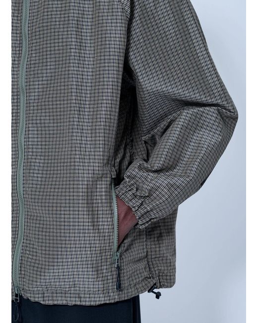 Comme des Garçons Gray Lightweight Plaid Jacket for men