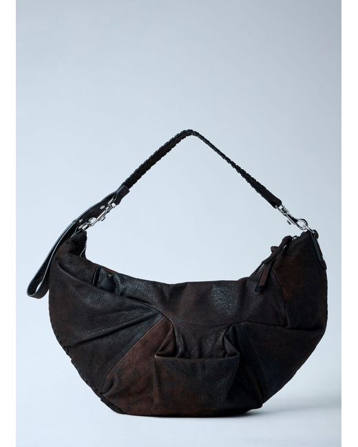 Vivienne Westwood Gray Medium Agnes Shoulder Bag