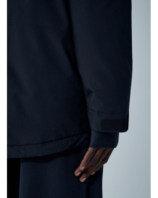 MM6 MAISON MARGIELA X SALOMON Blue Logo Motif Technical Jacket for men