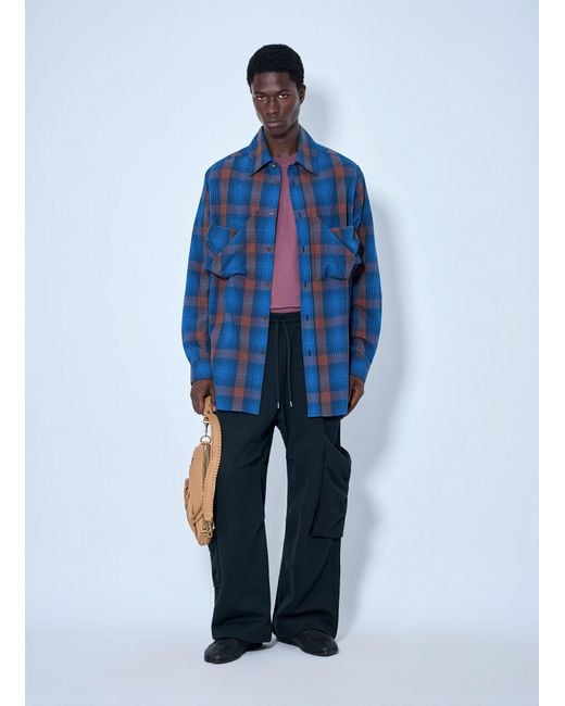 Vivienne Westwood Blue Achilles Overshirt for men