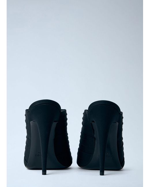 Saint Laurent Blue Emilie Mules Sandals