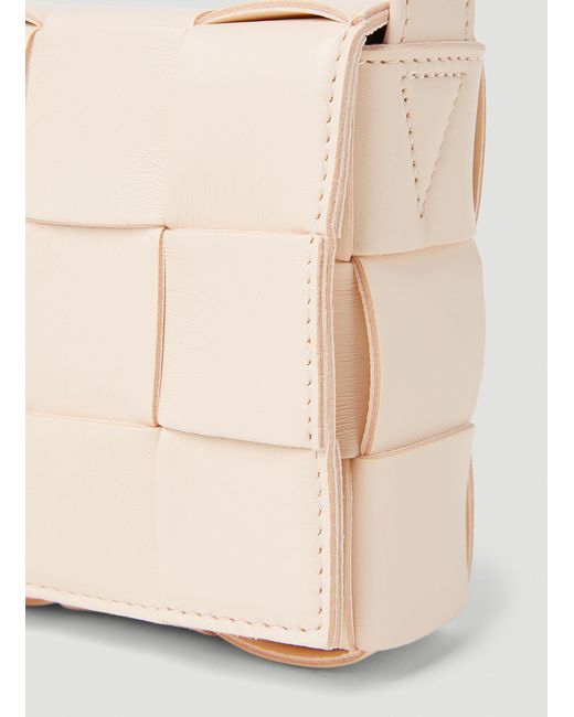 Bottega Veneta Natural Small Cassette Shoulder Bag