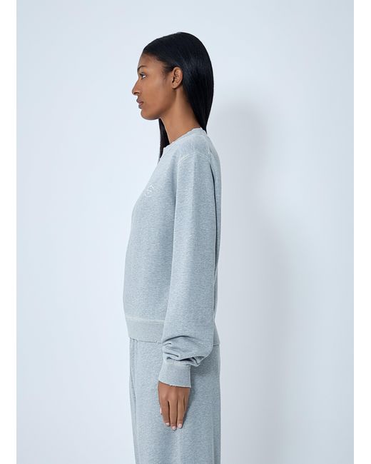 Prada Blue Cotton Sweatshirt