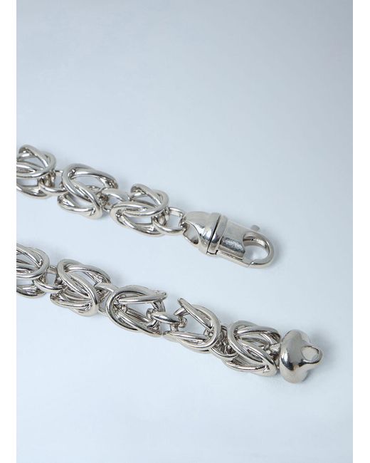 Totême Blue Byzantine Link Statement Collar Necklace