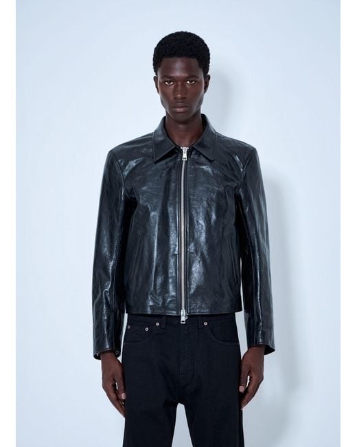 Our Legacy Blue Mini Jacket Top Dyed for men