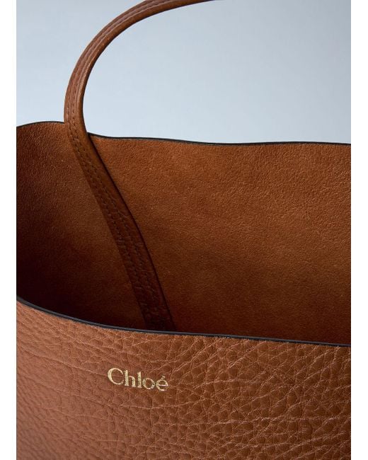 Chloé Brown Small Spin Handbag