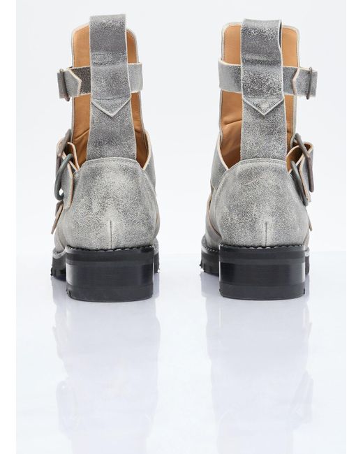 Vivienne Westwood White Rome Boots for men