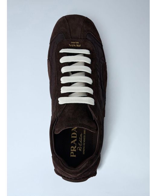Prada White Montecarlo Re-Edition 2005 Sneakers