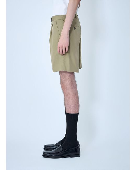 Prada Natural Button Patch Pocket Trousers for men