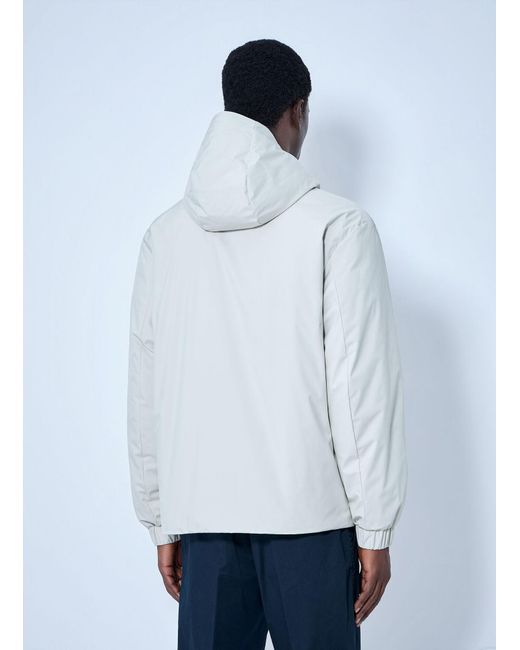 Moncler White Trelatete Hooded Down Jacket for men