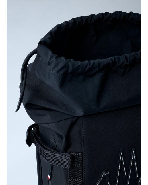 Moncler Blue Logo Motif Backpack for men