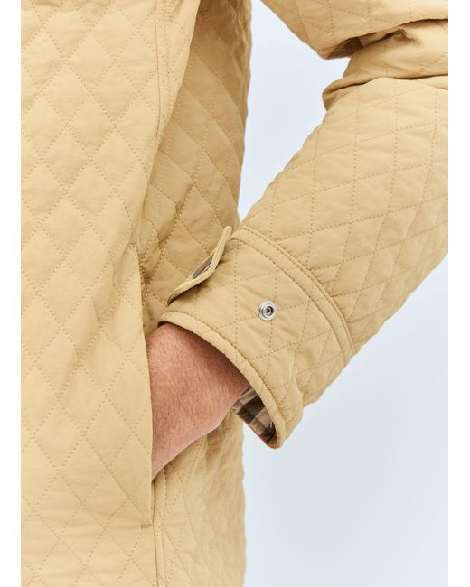 Burberry Natural Reversible Quilted Nylon Jacket