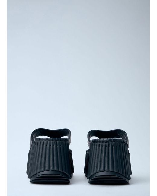 Chloé Blue Chloé Nama Wedge Sandals