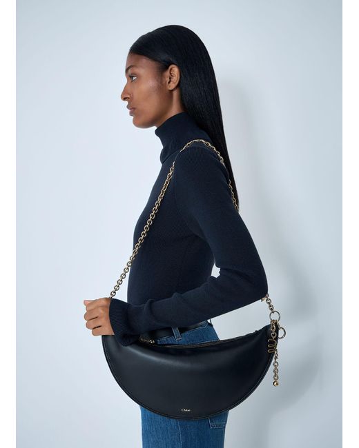 Chloé Blue Chloã Icon Shoulder Bag