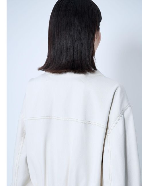 Lemaire White Short Blouson