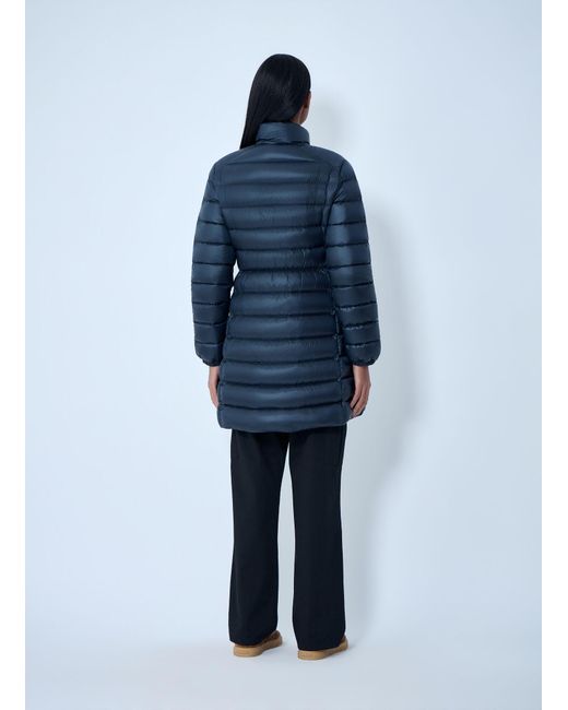 Moncler Blue Genet Long Coat