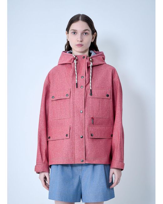 Moncler Pink Beziers Field Jacket