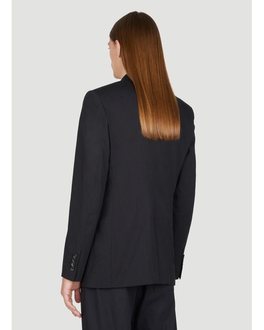 Lanvin Gray Patch Pockets Blazer for men