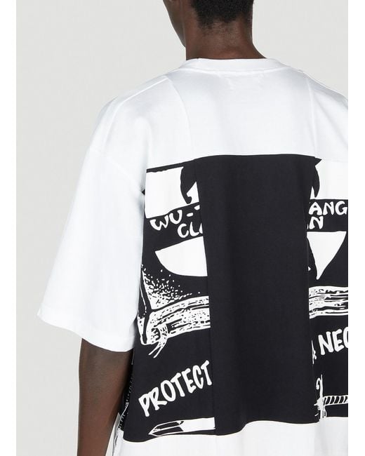 Children of the discordance White Patchwork T-Shirt for men