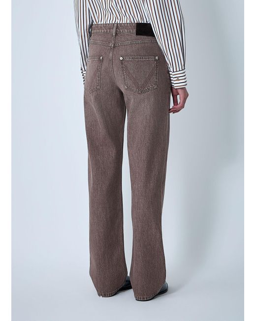 Bottega Veneta Gray Five-Pocket Jeans