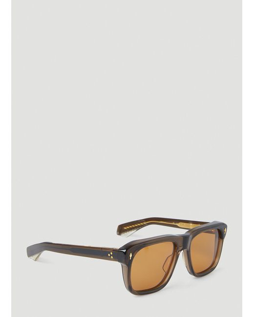 Jacques Marie Mage Yves Sunglasses in Brown Lyst
