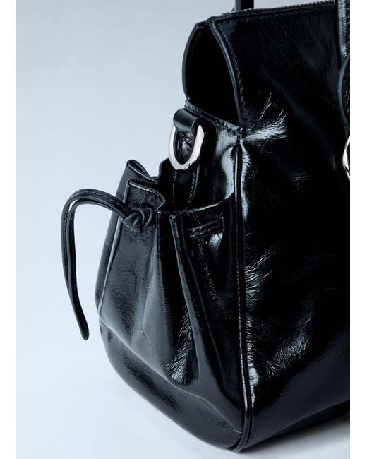 Miu Miu Black Patent Leather Handbag