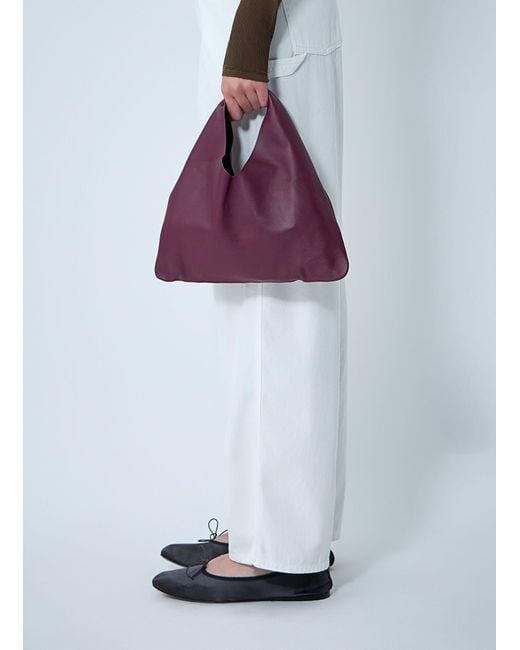 The Row Purple Small Bindle Shoulder Bag
