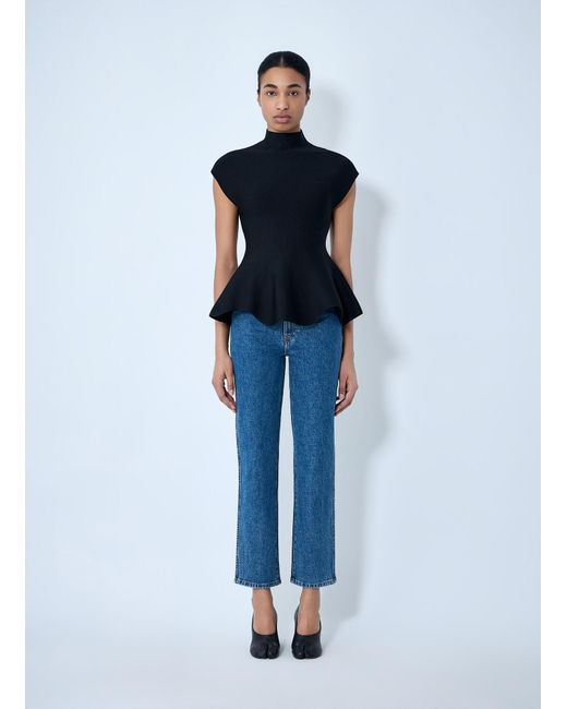 Khaite Blue Abigail Stretch Jeans
