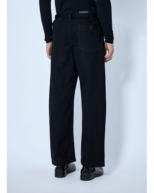 Lemaire Blue Maxi Workwear Pants for men